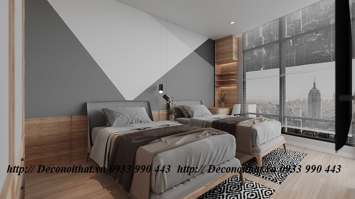 Thiết kế phòng ngủ Master theo phong cách hiện đại