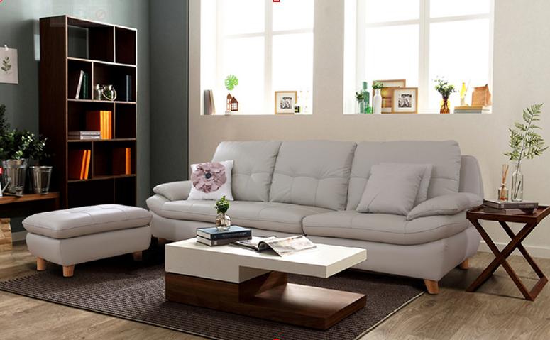 Với chiếc ghế sofa dáng dài vừa là không gian cho gia đình nghỉ ngơi, thư giãn vừa là nơi đón khách quý rất thuận tiện.