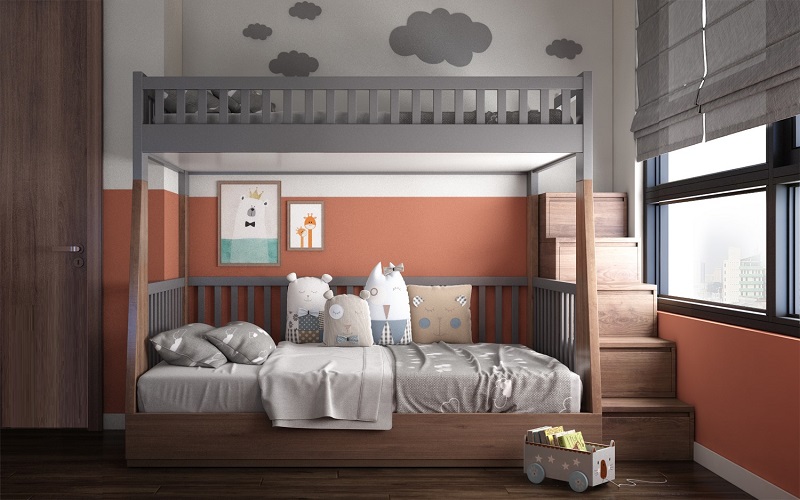 Giường tầng là một sản phẩm mà bạn không nên bỏ qua,mang đến cho trẻ nhỏ nhiều sự lựa chọn tốt nhất
