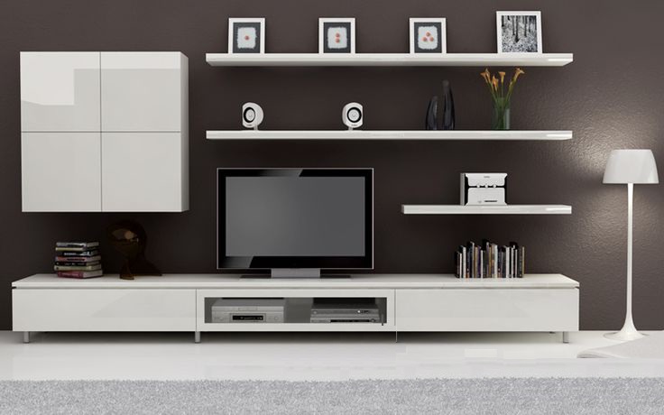 nội thất màu trắng sẽ giúp mở rộng không gian cho phòng khách của bạn.