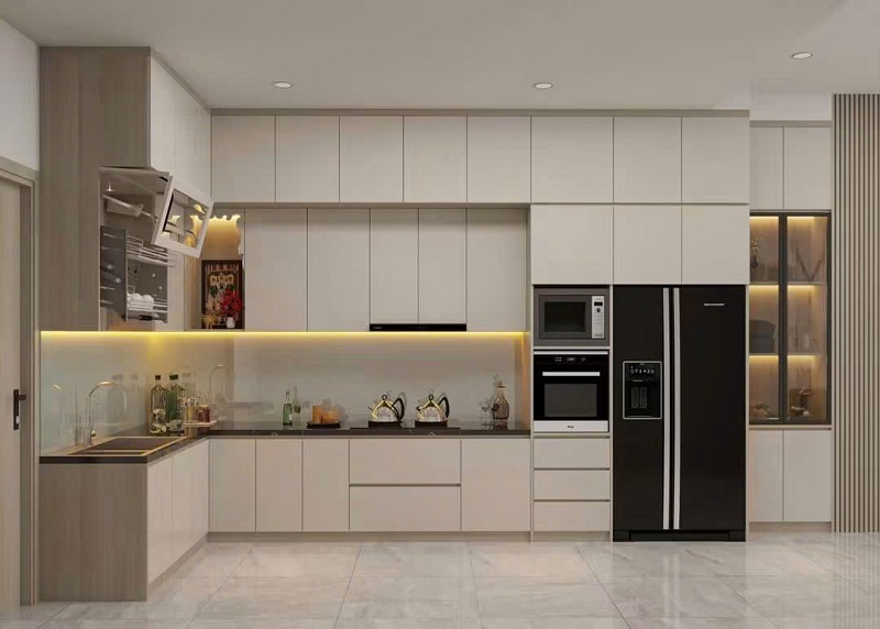 Báo giá tủ kệ bếp mới