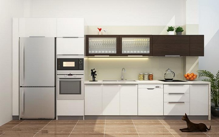 Ý tưởng để thiết kế nên một căn bếp chuẩn gồm những yếu tố cơ bản như chất liệu ,màu sắc